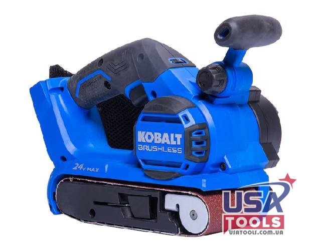 Стрічкова шліфмашина безщіткова 457х75 мм 24V Kobalt 1694003 (каркас)