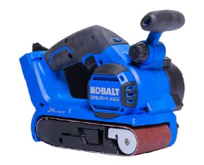 Стрічкова шліфмашина безщіткова 457х75 мм 24V Kobalt 1694003 (каркас)