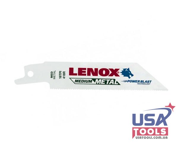 10 см полотно 18 TPI Bi-Metal по металлу Lenox 418R