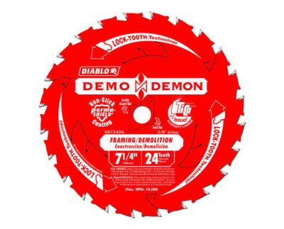 Пильный диск 184 / 16 мм (7 1/4') на 24 зуба по дереву Freud Diablo D0724DA