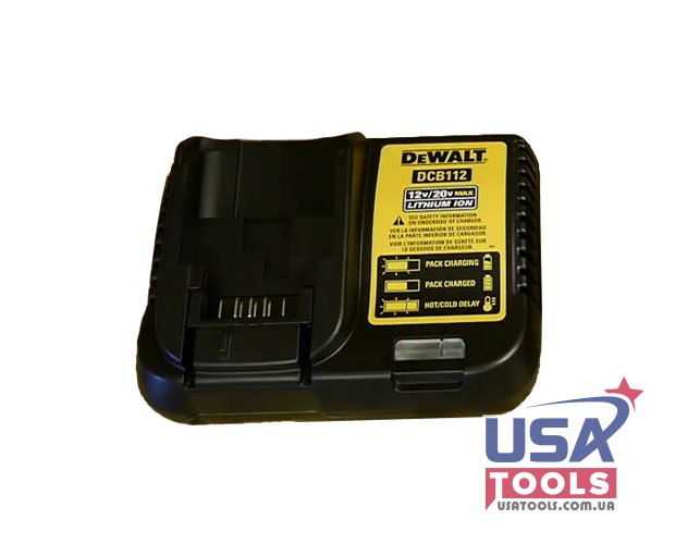 Зарядний пристрій 220В (2.0 А/год) для акумуляторів 10.8-20В Li DeWALT DCB112
