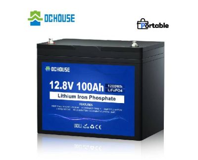 Акумулятор LiFePO4 для ДБЖ BMS 12.8В 100А 1.28Квт G24 DC HOUSE USA