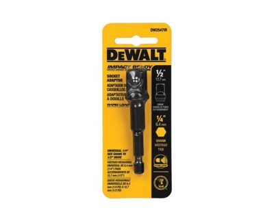 Перехідний ударний 70 мм з шестигранника на квадрат 1/2" DeWALT DW2547IR