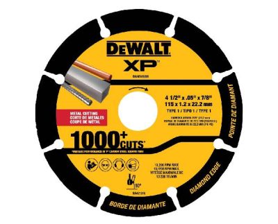 Круг відрізний алмазний по металу 115х1.2 мм на кутову шліфмашину Elite Series XP DeWALT DW47450M