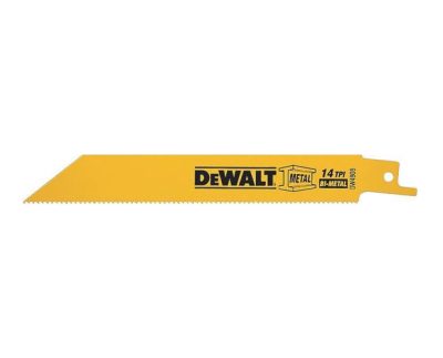 15 см біметалічне 14 TPI полотно для шабельної пили по металу DeWALT DWAR614