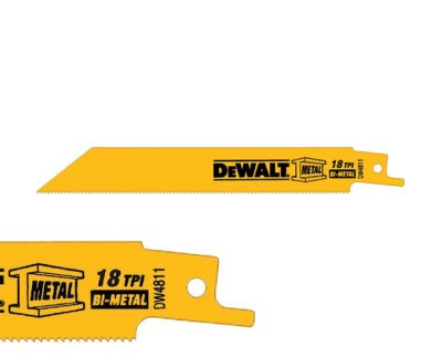 15 см біметалічне 18 TPI полотно для шабельної пили по металу DeWALT DWAR618