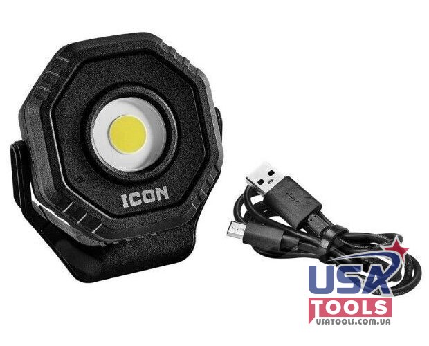 Преміум будівельний прожектор 280/1000/2100 lm 5200 mAh Icon USA 59170