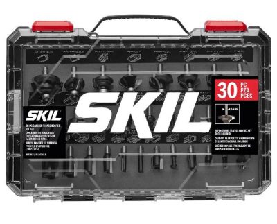 Набір з 30 фрез під хвостовик 1/4' в кейсі Skil RTB7502