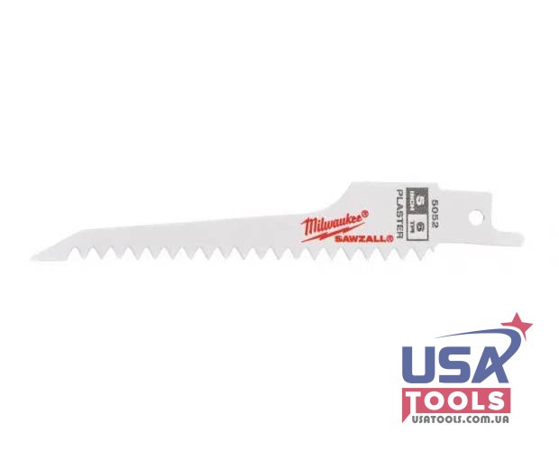 12.5 см біметалічне 06 TPI полотно для шабельної пили по пластику Milwaukee 5052